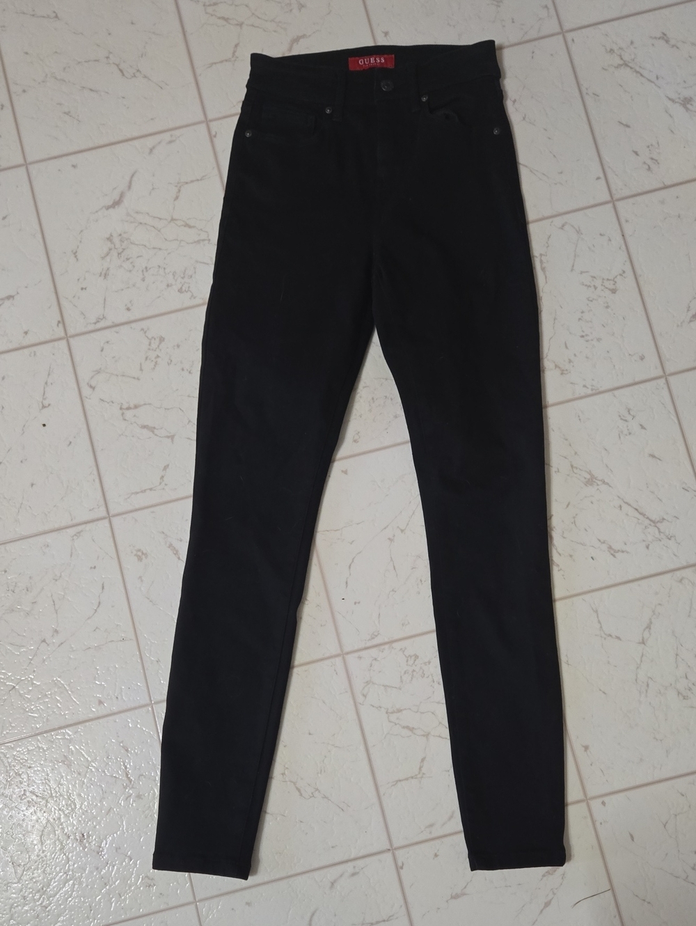 GUESS Women's Black Skinny High-Rise Jeans